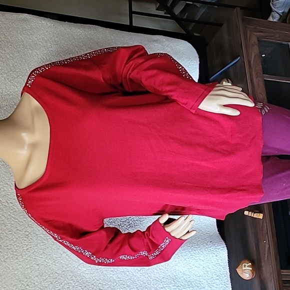 99 Jane Street Red Sweater 99 Jane Street Red Sweater 99 Jane Street Red… - Picture 5 of 16